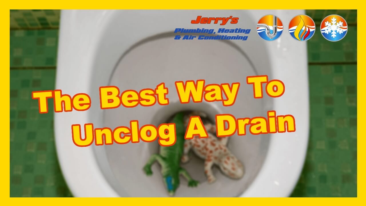 best way to unblock toilet drain